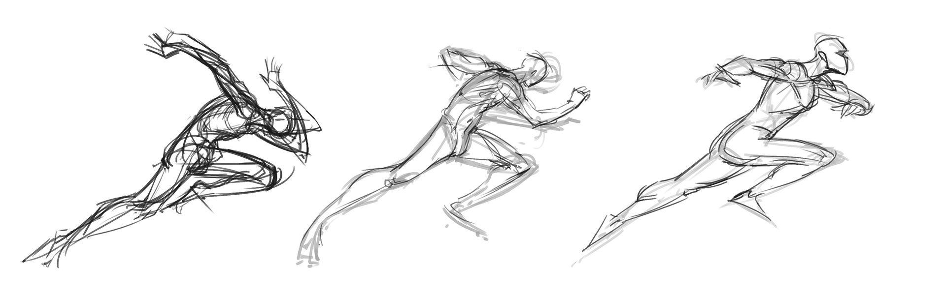 sketches of sport poses