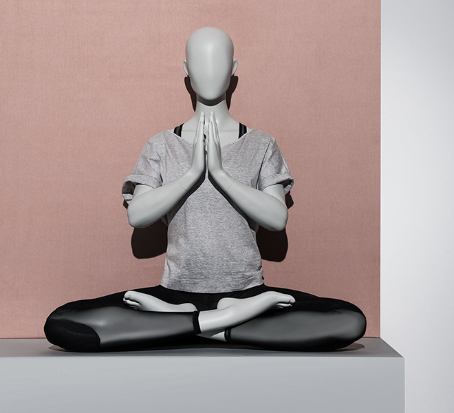 Yoga sport mannequins – Sport collection Hans Boodt Mannequins