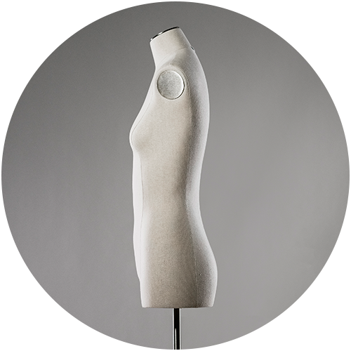 Covered torsos mannequins – Wonderwood collection Hans Boodt Mannequins